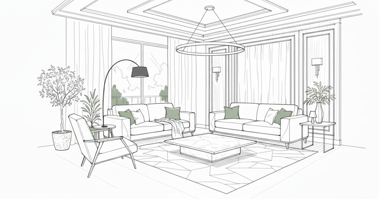 Interior Design Sketch